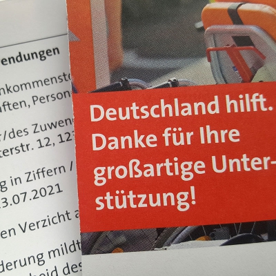 Von Herzen "Danke"