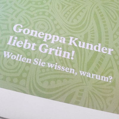 Goneppa Kunder liebt Grün!