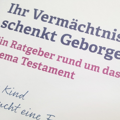 Ein Vermächtnis schenkt Geborgenheit